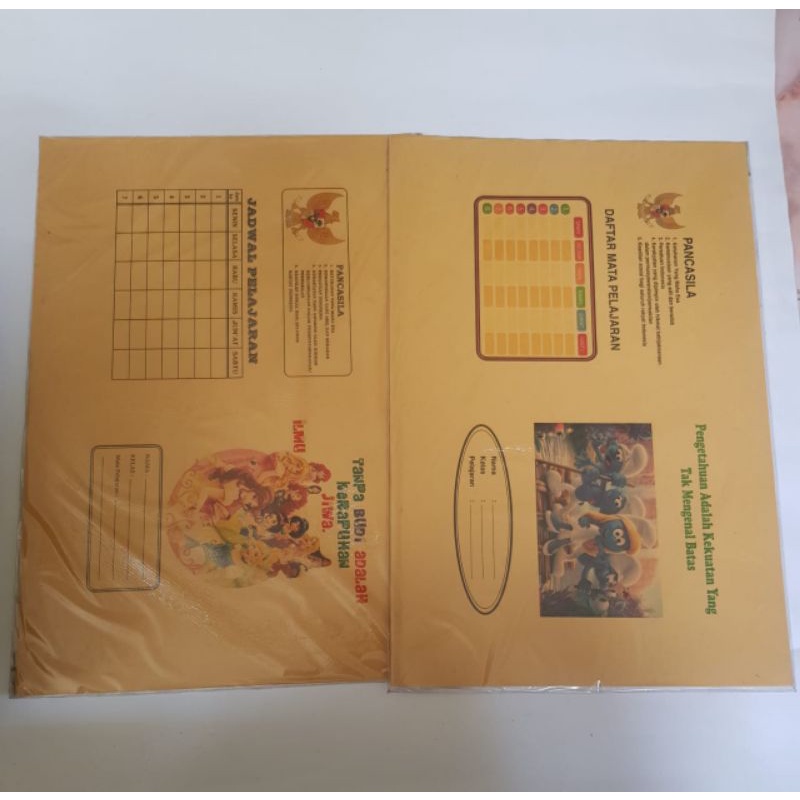

Sampul Buku Coklat Karakter /uk.Boxy/1 pak (20pcs)