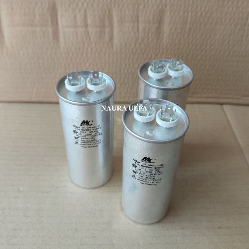 KAPASITOR AC 60 MIKRO / 60 uF MERK MC