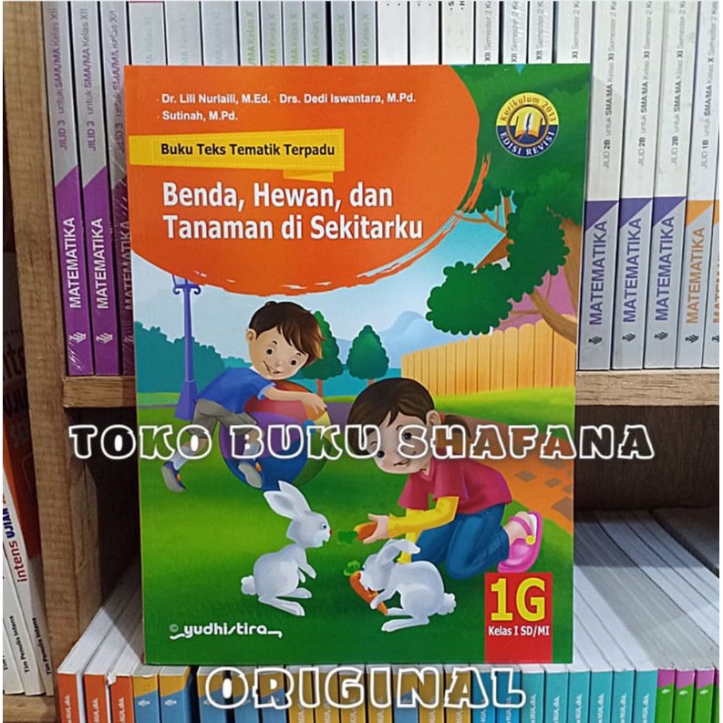 Paket 4 Buku Tematik Terpadu Yudhistira 1E 1F 1G 1H K13 Edisi Revisi Kelas 1 SD ORI