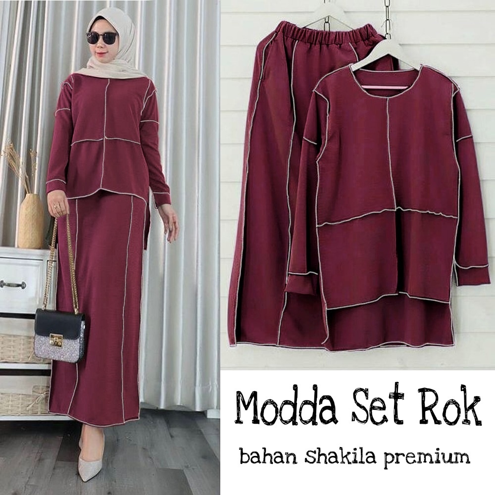 MODDA SETELAN SET ROK WANITA 04 PREMIUM SET