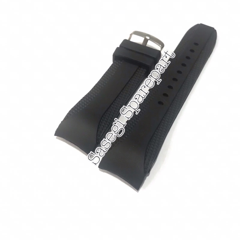 Tali Rubber Curved Strap Tali Karet Jam Tangan Melengkung Strap Rubber Curved 24mm