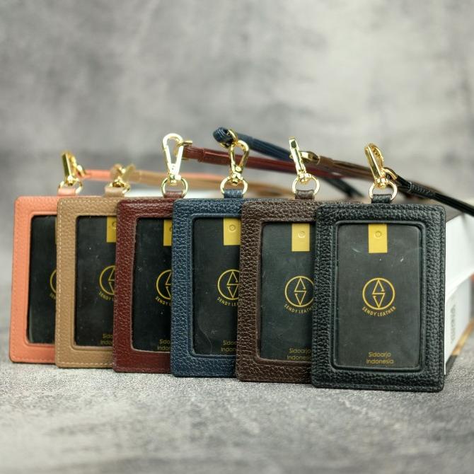 

Office & Stationery | Document Organizer | Sendy Leather Valencia Lanyard Name Tag Id Card Kulit Sapi Asli | Best Seller