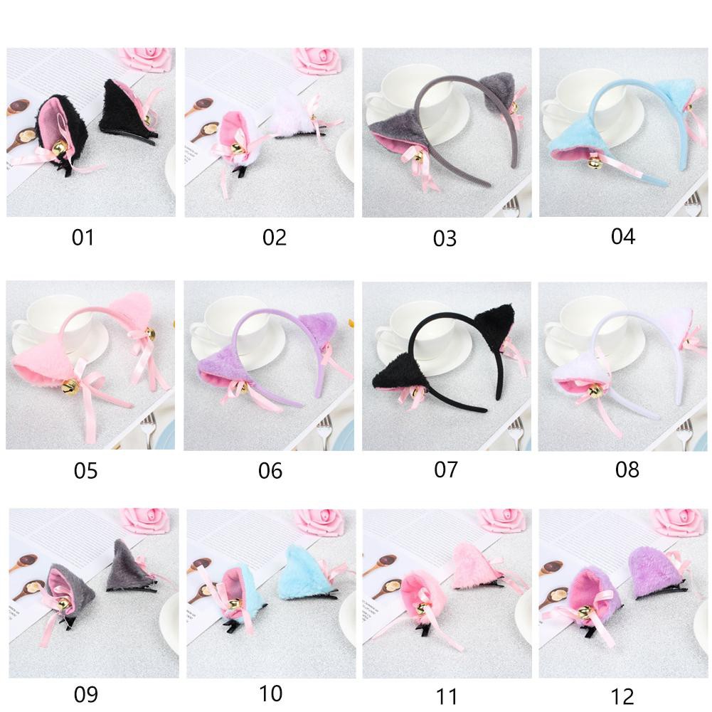 CSP002 – Cat Ears Bandana / Bando Jepit Telinga Kucing Lucu Cosplay