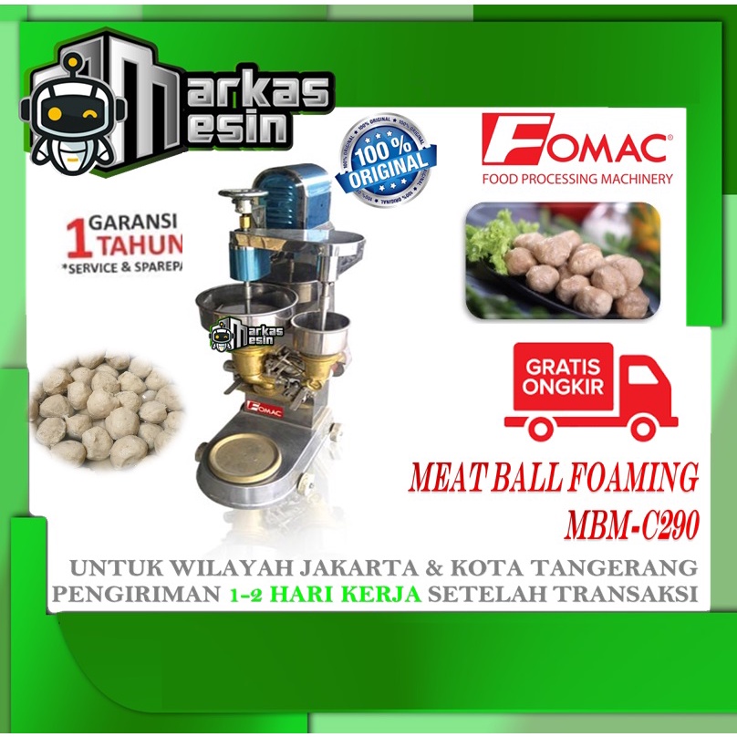 Mesin Cetak Bakso isi Otomatis / Meat Ball Maker FOMAC MBM-C290
