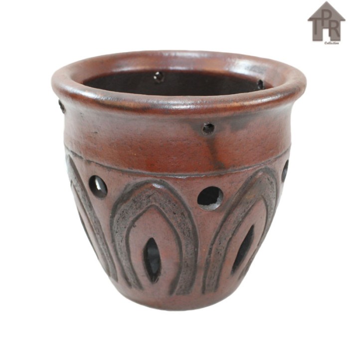 Gerabah - Pot Bunga / Pot Tanah Liat / Pot Gantung / Pot Lampion - D18
