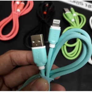 Kabel Charger iPhone 5 DAP DYL100 Data Cable Lightning iOs 2.4A Fast Charging GARANSI 30 HARI NP