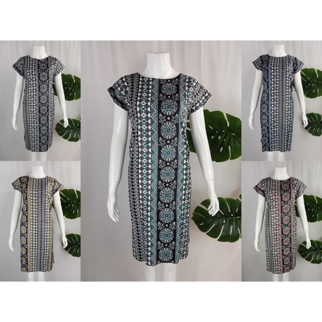 Daster batik dress midi daster batik solo murah baju tidur batik murah