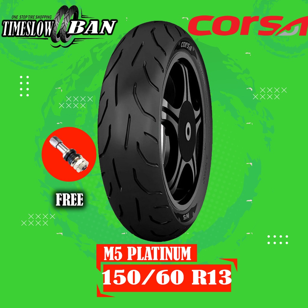 Ban Belakang Motor YAMAHA NMAX // CORSA PLATINUM M5 150/60 Ring 13 Tubeless