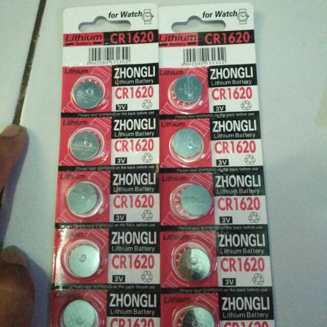 battery cr 1620 - baterai cr 1620 termurah