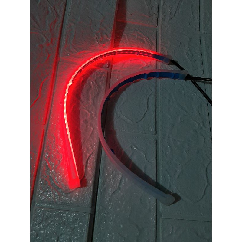 Lampu alis 30cm running 2 mode sein senja