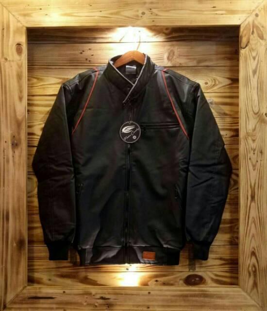 Jaket Karlit/Semi kulit I Jaket Motor Pria Black M,L,XL