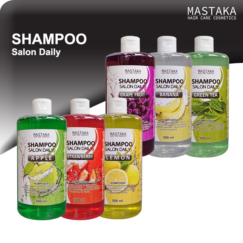 MASTAKA Shampoo &amp; Conditioner Salon Daily PAKET GRAPE FRUIT UNTUK MELEBATKAN RAMBUT