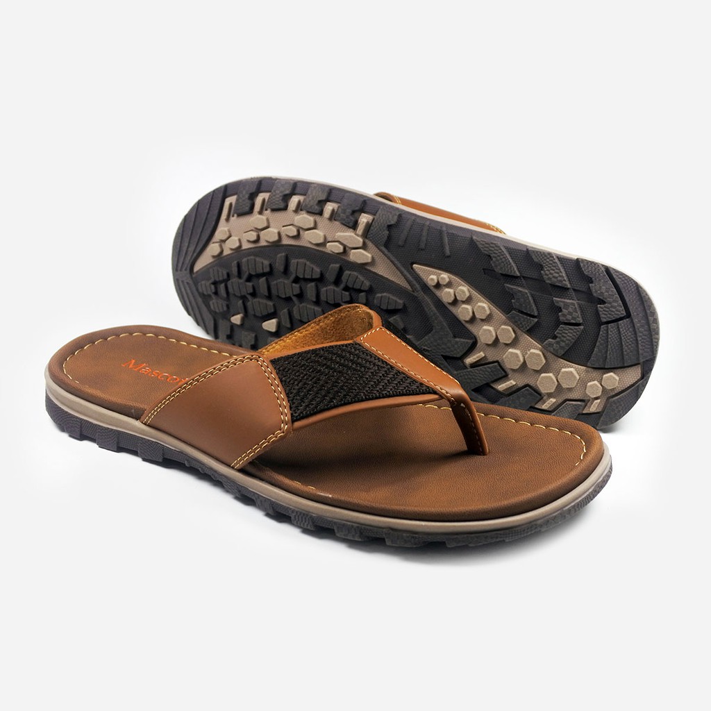 Mascotte LAVINA Sandal Pria 985.463-465 [ Cokelat, Tan dan Navy ] / Ramayana Jatinegara