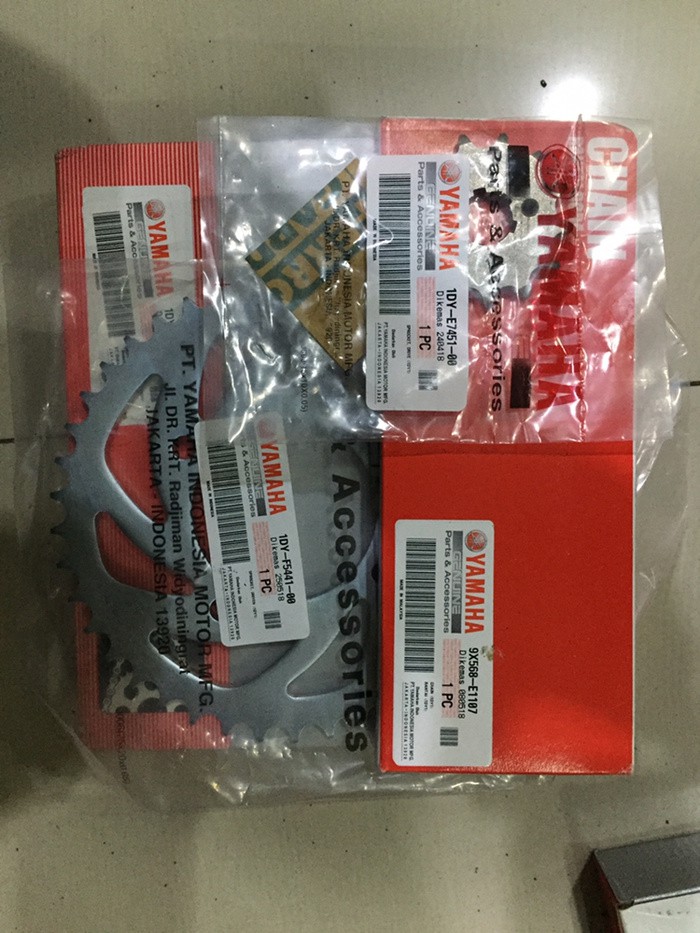 (Gear Paket) Gearset Jupiter Z1 Injection YGP (Asli Yamaha)