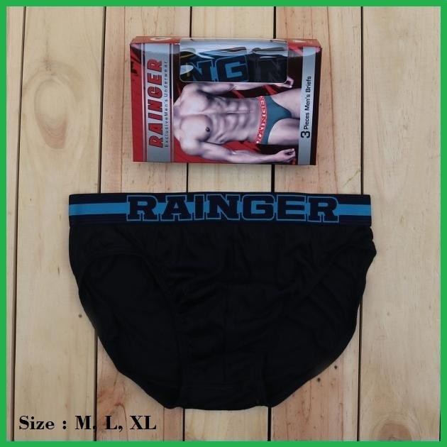 3 Pcs Celana Dalam Pria Rainger RG 08 | CD Rainger Pria Dewasa | Celana Pria | Sguna
