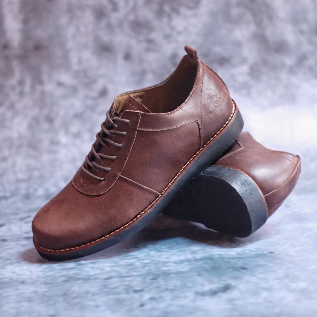 SEPATU FORMAL PRIA KULIT ASLI ORIGINAL CASUAL FORMAL SEKOLAH KULIAH BERKUALITAS - SEPATU OXFORD PRIA GURU PNS KERJA PESTA