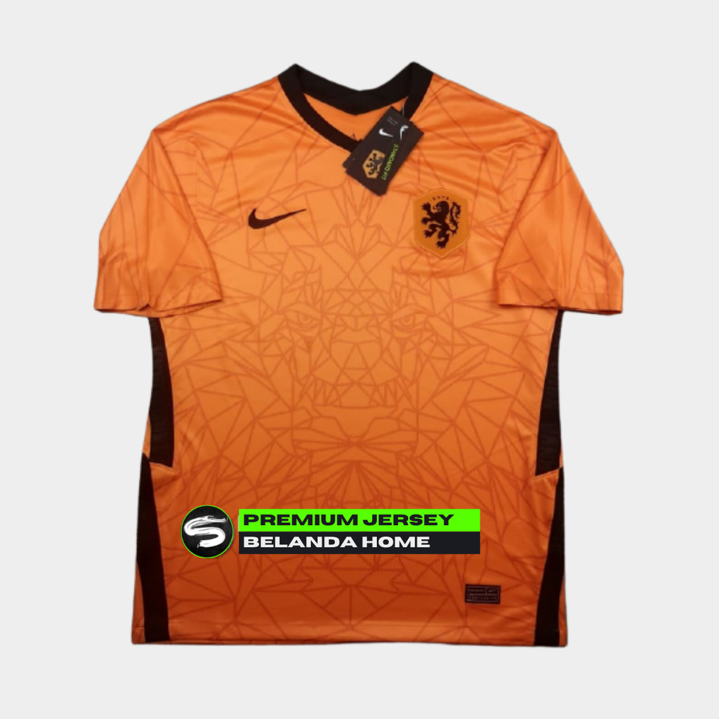 PREMIUM JERSEY SEPAK BOLA TIMNAS NEGARA BELANDA HOME EURO 2021