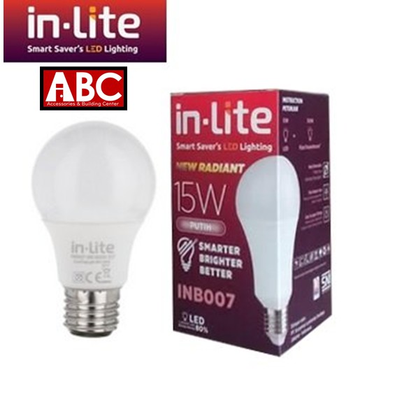 Lampu In-Lite 15 Watt Cool White