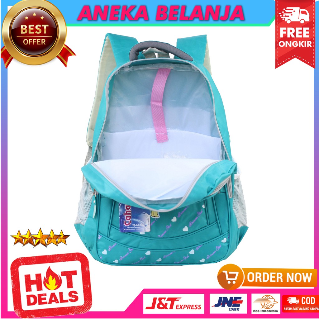 TAS RANSEL SEKOLAH CAHAYA PRINCESS TOSCA TAS PUNGGUNG ANAK PEREMPUAN HARGA EKONOMIS BERKUALITAS