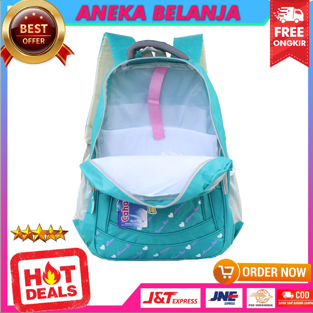 TAS RANSEL SEKOLAH CAHAYA PRINCESS TOSCA TAS PUNGGUNG ANAK PEREMPUAN HARGA EKONOMIS BERKUALITAS