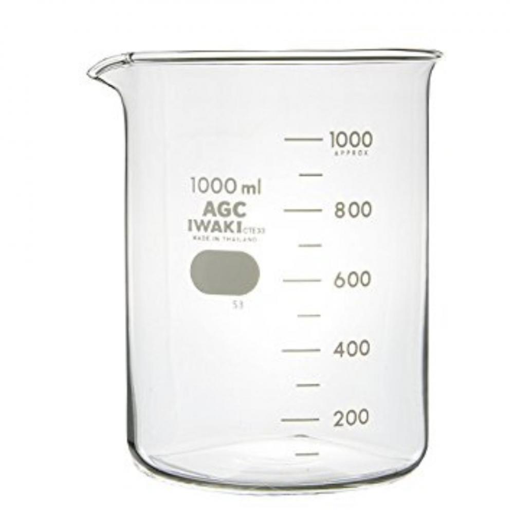 Iwaki / Beaker Low Form 100ml,150ml,200ml,250ml / Beaker Kaca Iwaki