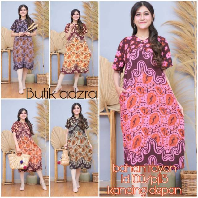 Daster Batik Bahan Rayon