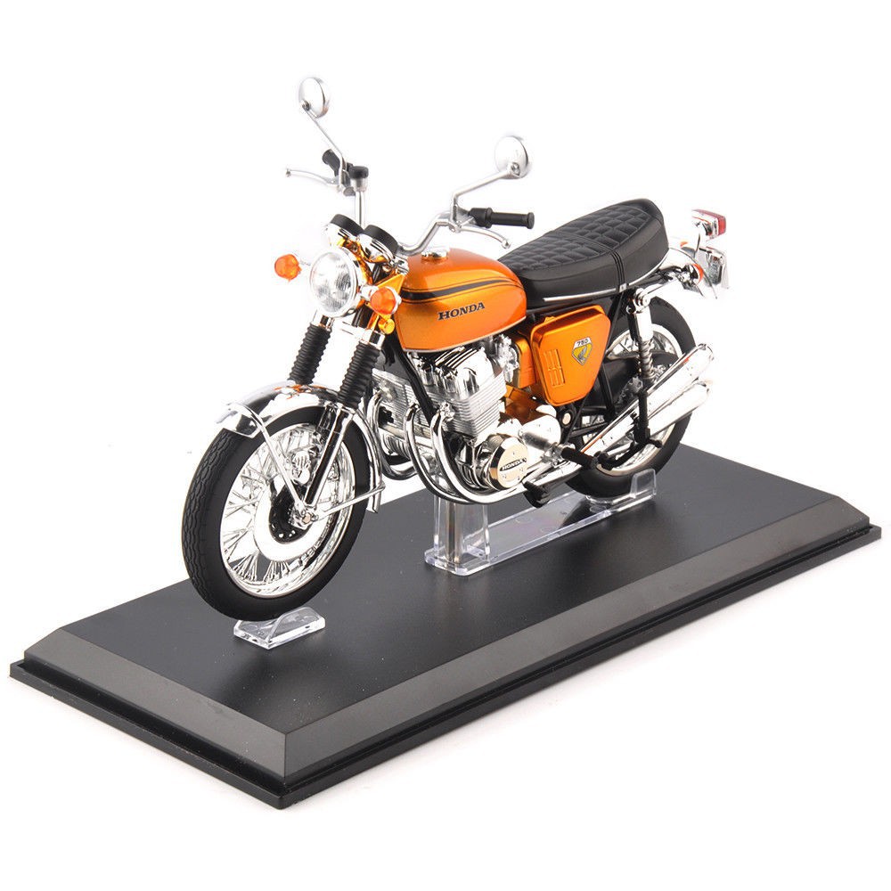 Miniatur Motor  Honda Dream  cb750 Bahan Plastik Warna  