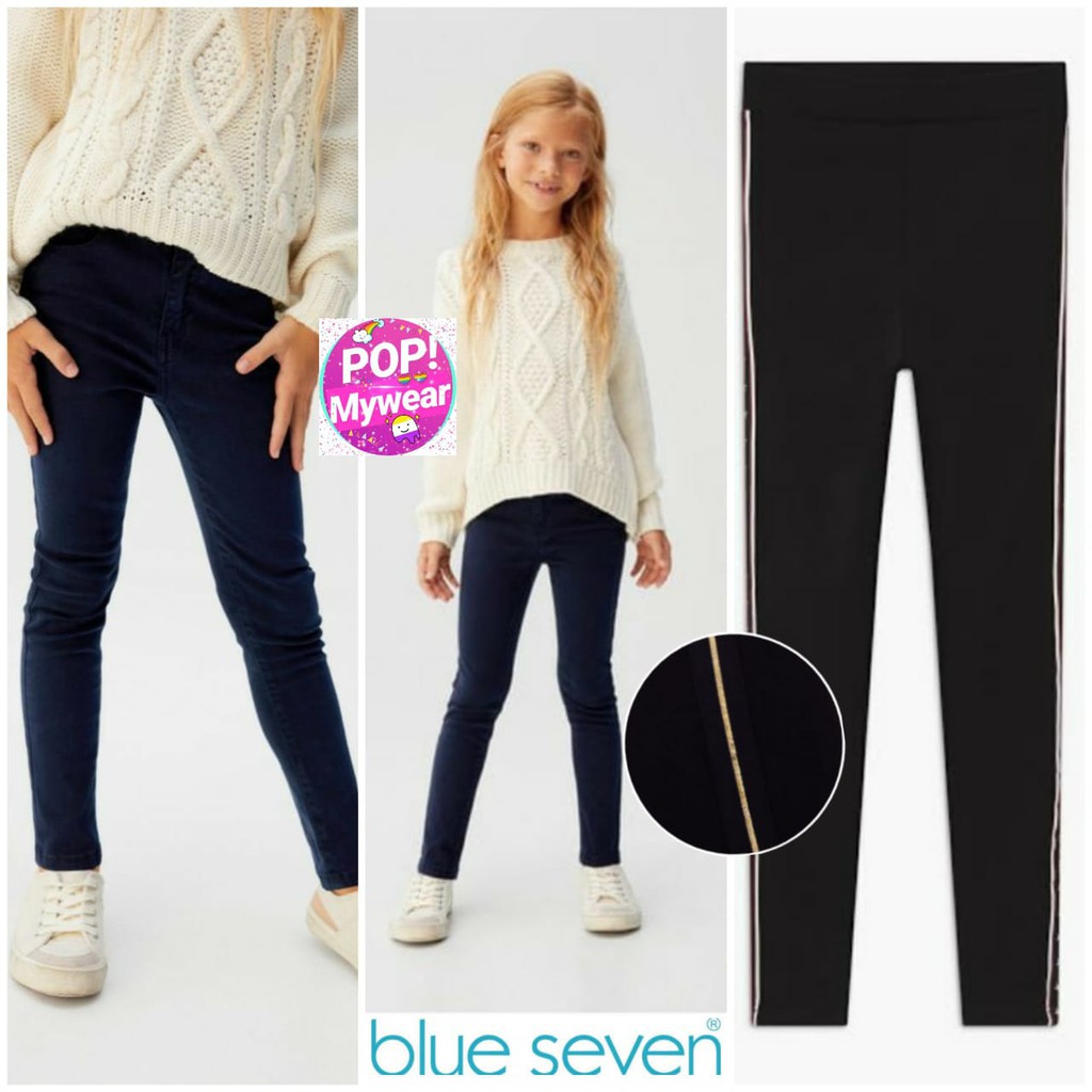 CELANA JEGGING ANAK PEREMPUAN POPMYWEAR BLUE SEVEN DARKBLUE JEGGING SZ 4-16Y / JEGGING ANAK / JEANS