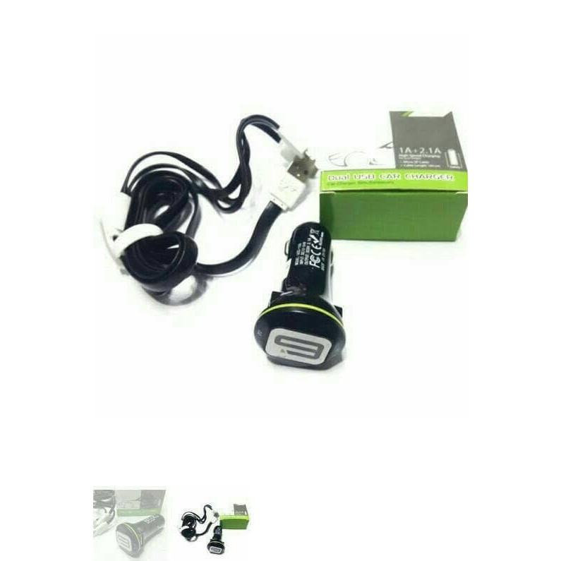 CHARGER MOBIL 2 PORT USB OUTPUT 9NINE- LUMINOS
