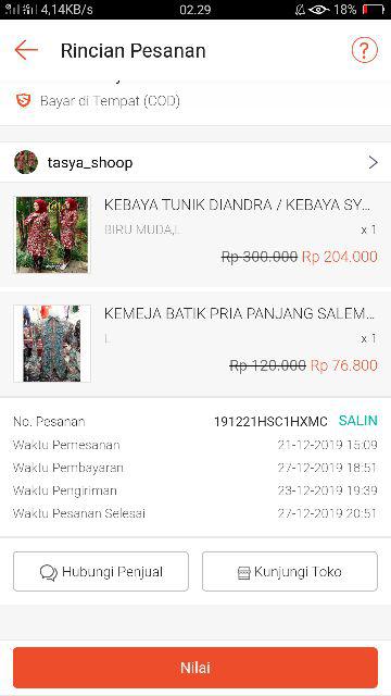 (cod) Kemeja Batik Pria Panjang Salem Mewah/kemeja Wisuda/batik Pagar Bagus/engagement