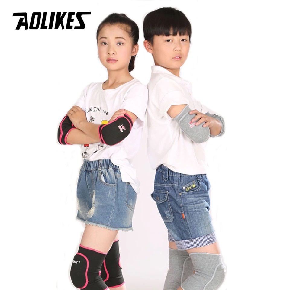 AOLIKES 0240 2 PCS Kids Elbow Pad - Support - Sleeve / Pelindung Siku Anak