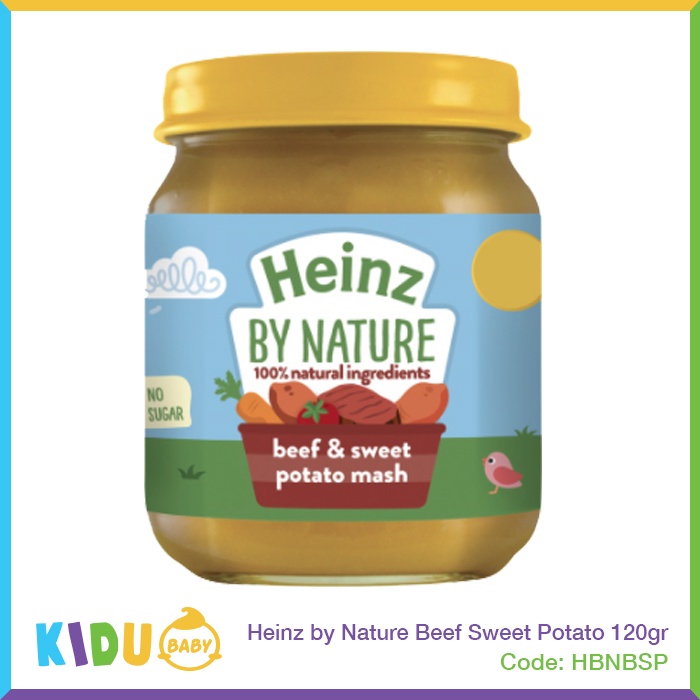 Heinz By Nature 120gr Makanan Bayi Sehat Cemilan Bayi MPASI Kidu Baby