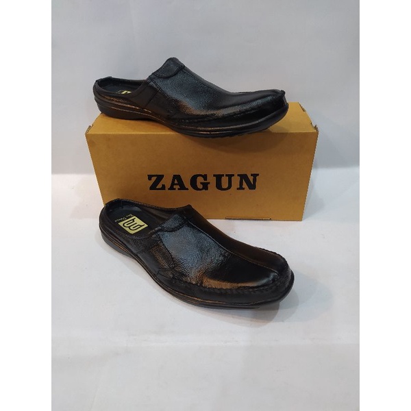 Sandal Selop pria kulit Asli Sepatu selop tutong