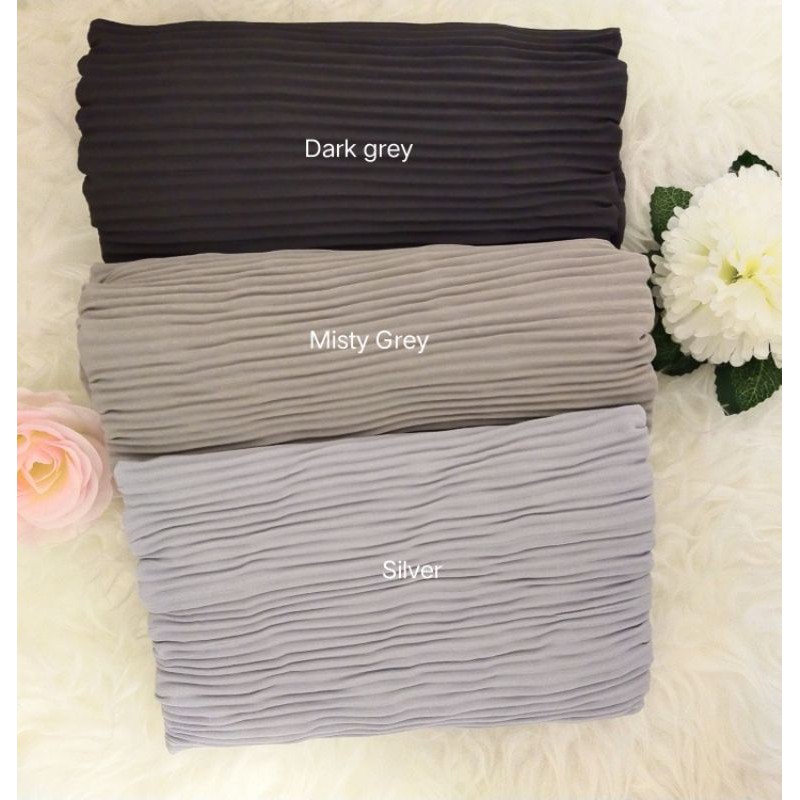 Pashmina Plisket Ceruty Babydoll 180x75cm / Pashmina plisket lidi ceruty-4