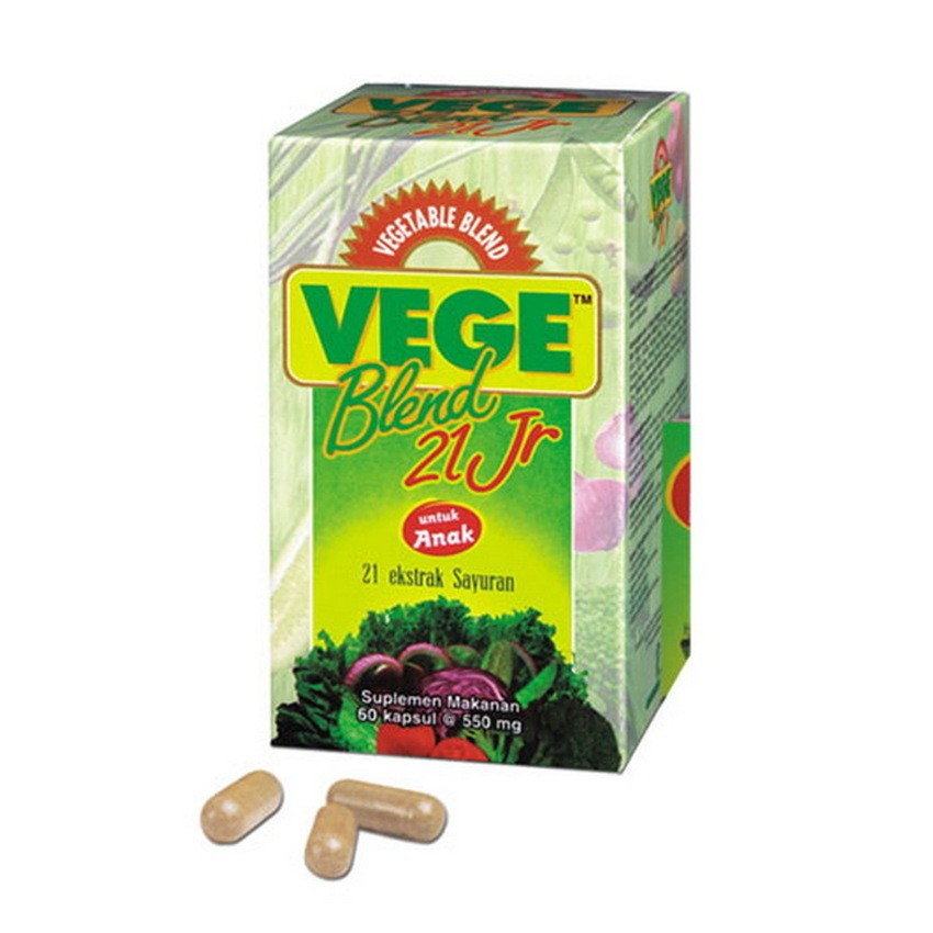 Vege Blend 21 Jr for Kids - Vitamin Untuk Anak Anak - 60 Caps ( B67001 )
