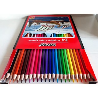 Pensil Warna Joyko [CP-104/24 Warna] / Alat Tulis Gambar Pencil Colour-3