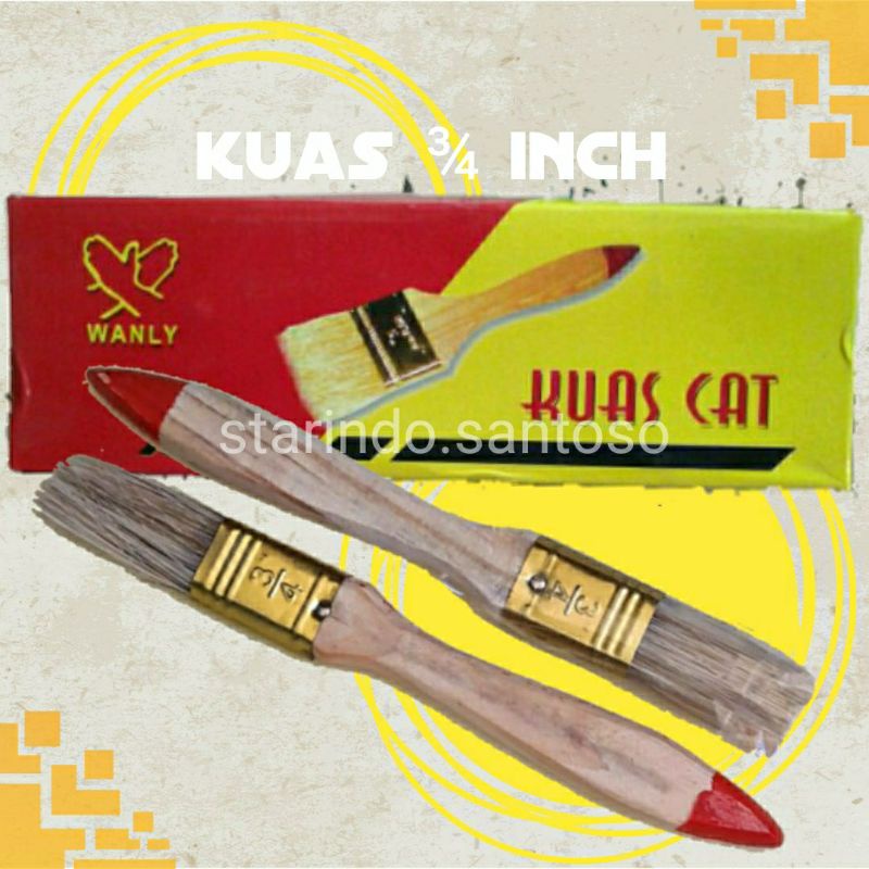 KUAS 3/4 INCH kuas cat wanly