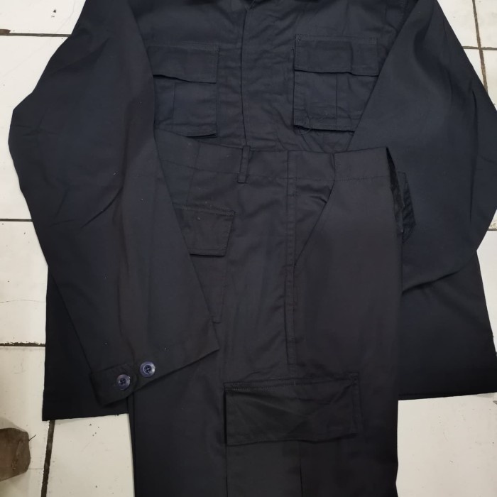 DISKON COD Setelan seragam PDL security + emblem