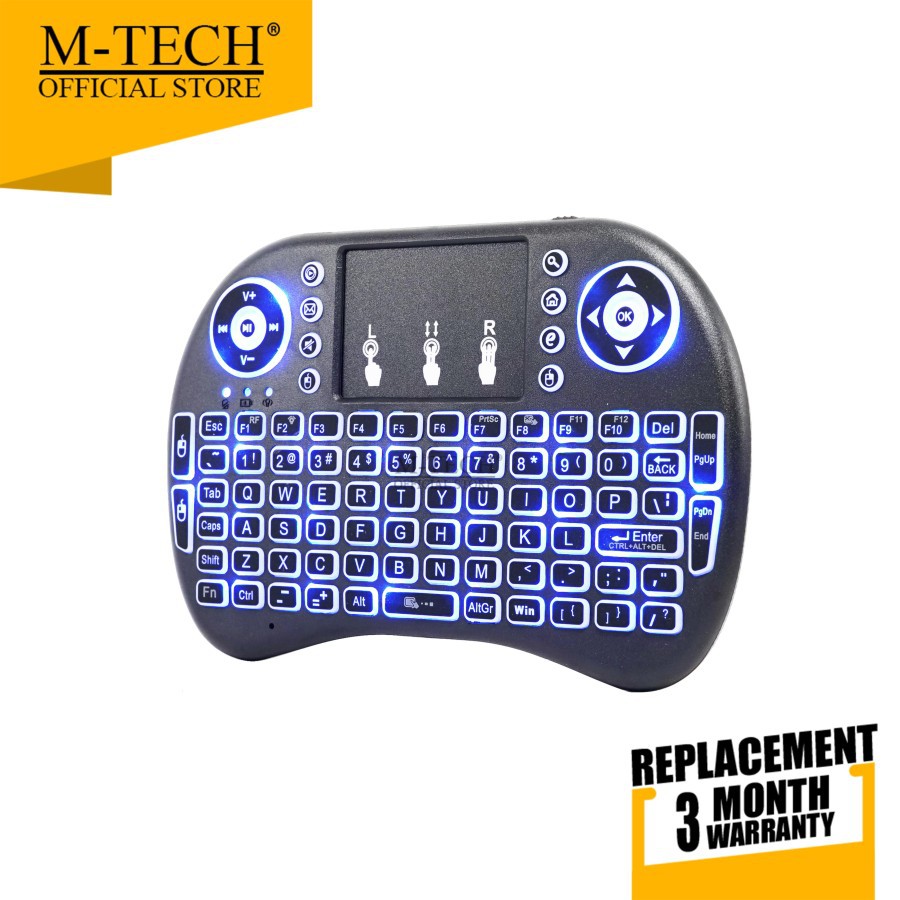 M-TECH ORIGINAL Mini Keyboard Wireless LED Backlit