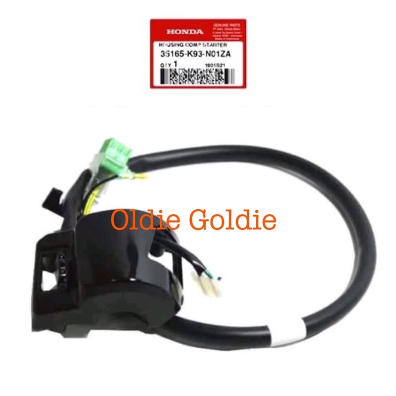 Holder Saklar Kanan Rumah Tombol Stater & Idling Stop Scoopy ESP led K93 2017-2019 AHM 35165-K93-N01