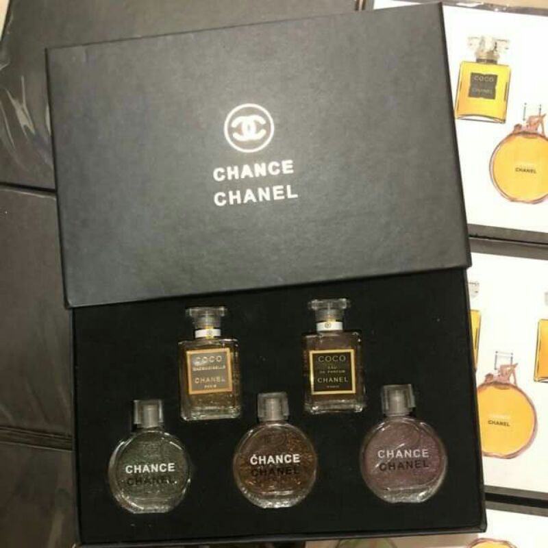 Set Miniatur Parfum 5 by Chanel