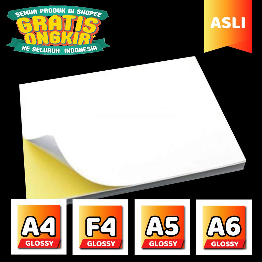 

Stiker Bontak Polos Isi 50 Lembar Glossy Mengkilap