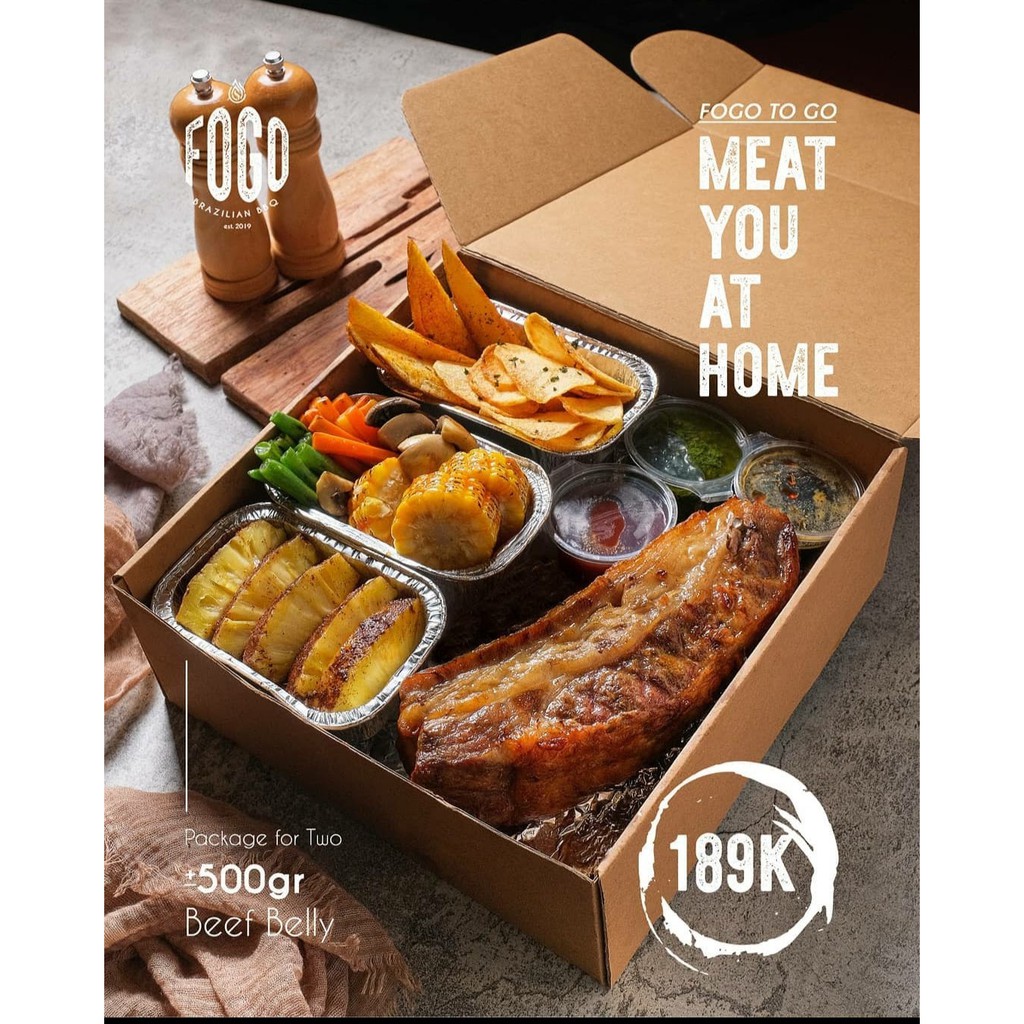 

Fogo To Go Package For Two - Beef Belly 500 gr