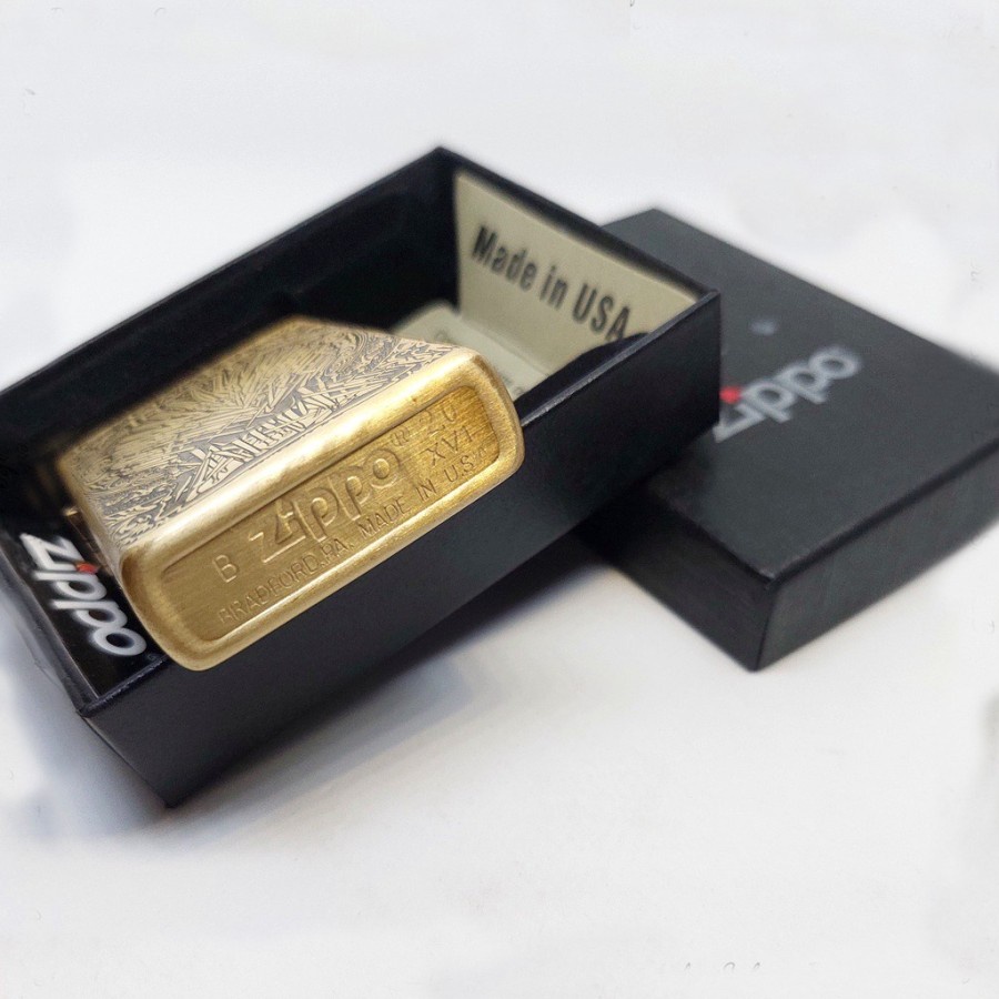 Korek Api Zippo Gold Classic Premium Game Of Thrones Ori