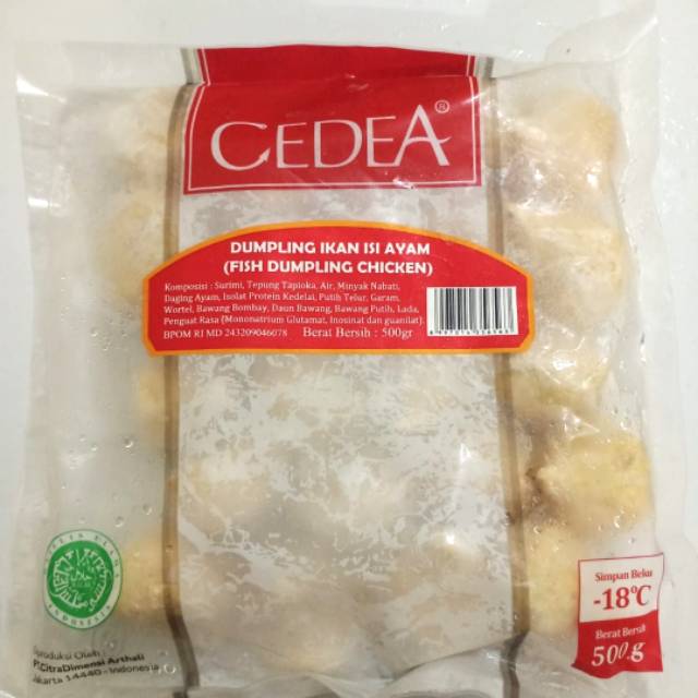 

Dumpling ikan isi ayam