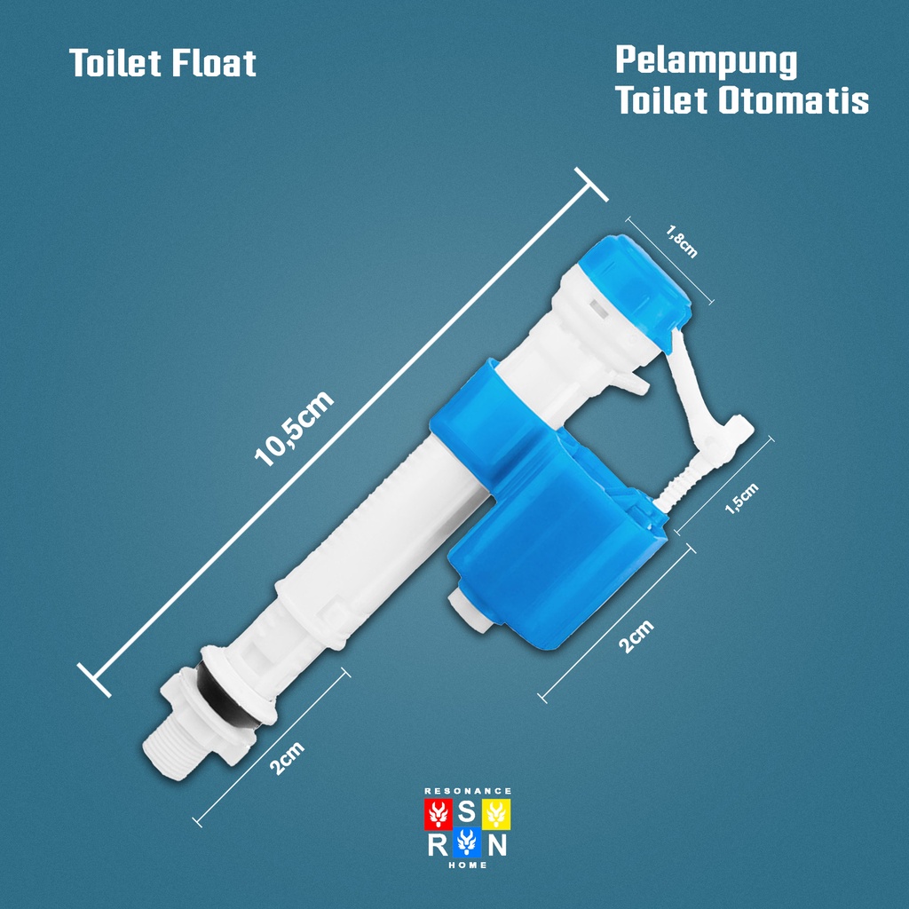 Pelampung Toilet Kloset Duduk Universal Resonance Home