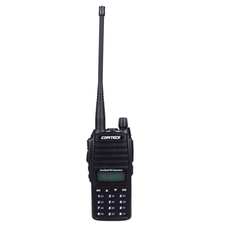 HT Walkie Talkie Comteck UV-82 Dual Band VHF - UHF Radio FM UV82