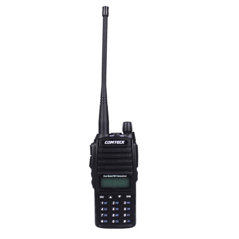 HT Walkie Talkie Comteck UV-82 Dual Band VHF - UHF Radio FM UV82