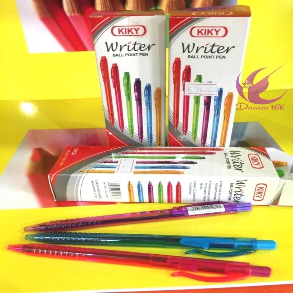 

Pulpen Kiky Writer Writting Pen 1 Pak isi 12 pcs