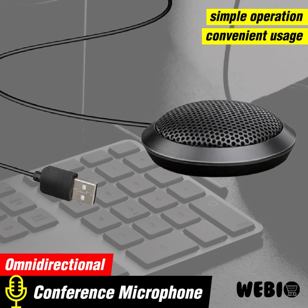 Mic U07 Microphone USB Mini Microfon Kondenser Mikrofon PC Condenser Mikropon Kabel Meja Condensor